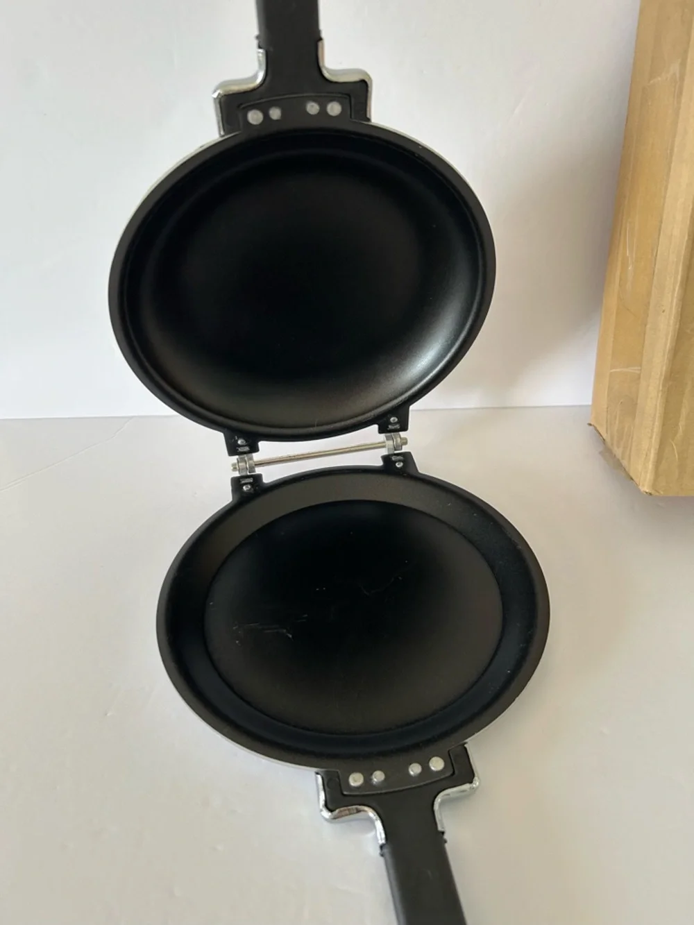 Vintage “Pancake Wizard” Set includes: Pan, Batter Dispenser, and 4 Metal Shapes